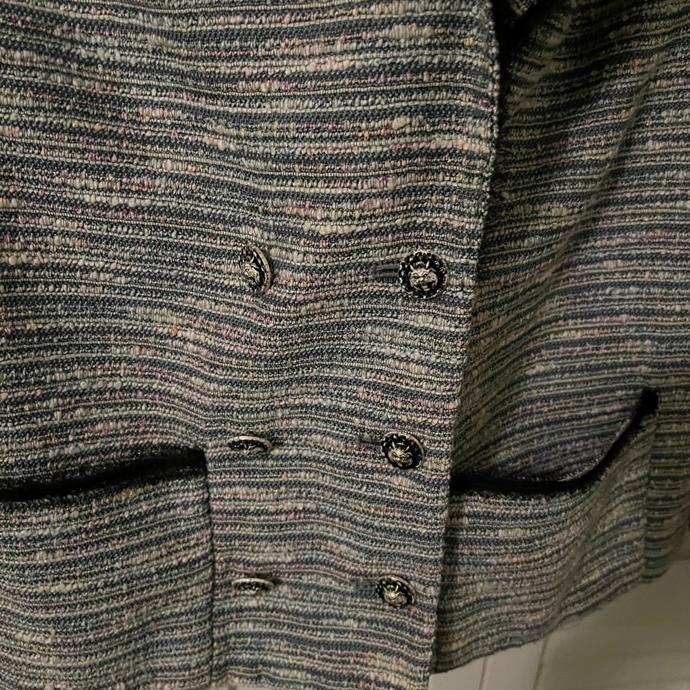 Anthropologie Coquille Today’s Special Double Breasted Blazer Size 12 - Picture 6 of 16